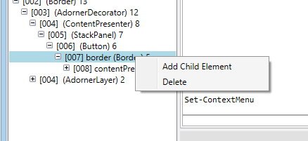 Our context menu